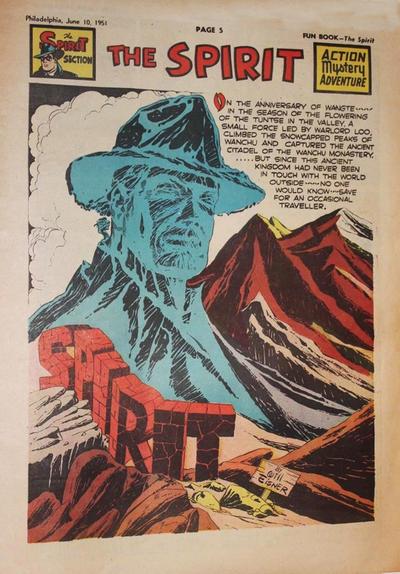 Spirit #6/10/1951 (1951) Comic Books Spirit