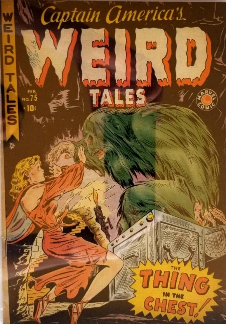 Captain America Weird Tales #75 (1950) Comic Books Captain America Weird Tales