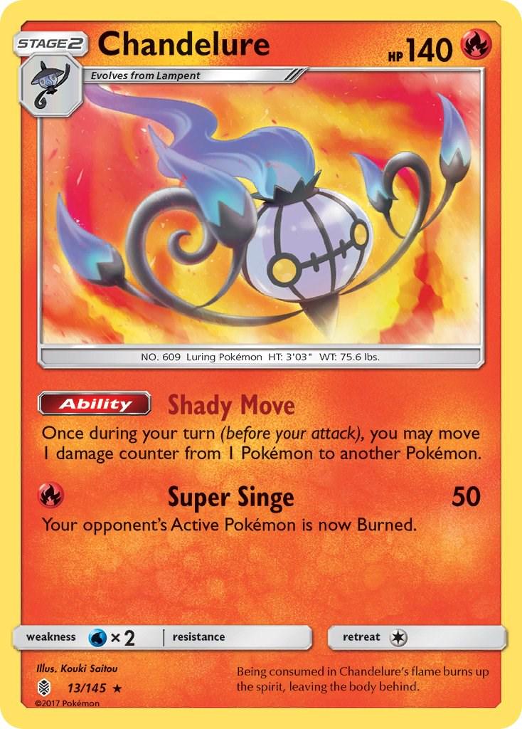 Chandelure #13 Pokemon Guardians Rising