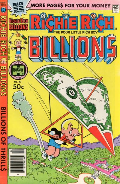 Richie Rich Billions #32 (1979) Comic Books Richie Rich Billions