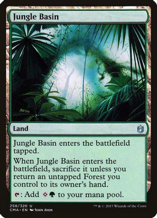Jungle Basin #258 Magic Commander Anthology