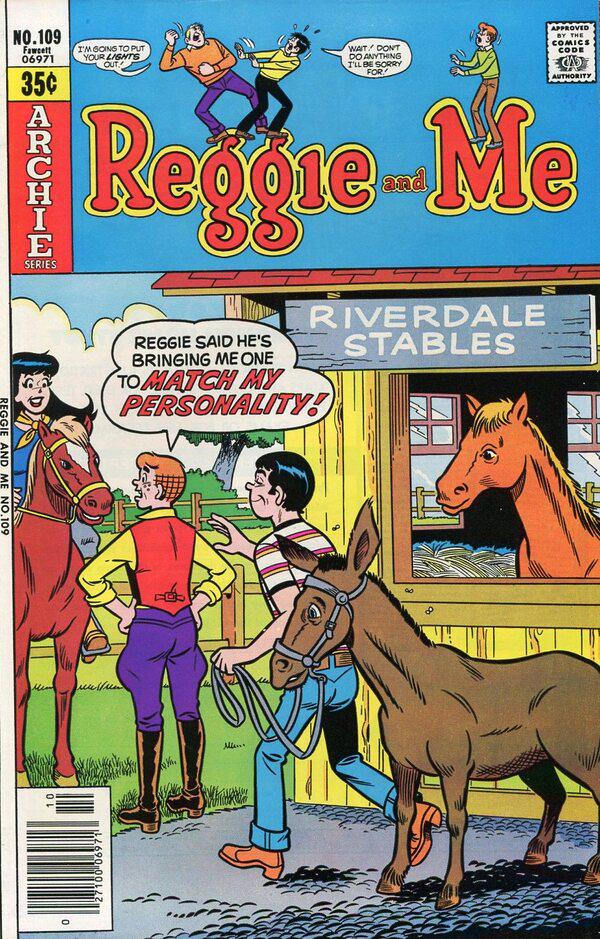 Reggie and Me #109 (1978) Comic Books Reggie and Me