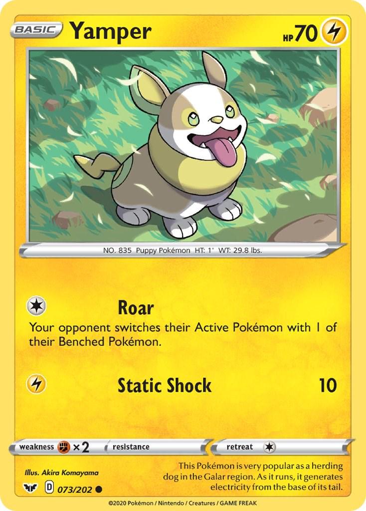 Yamper #73 Pokemon Sword & Shield
