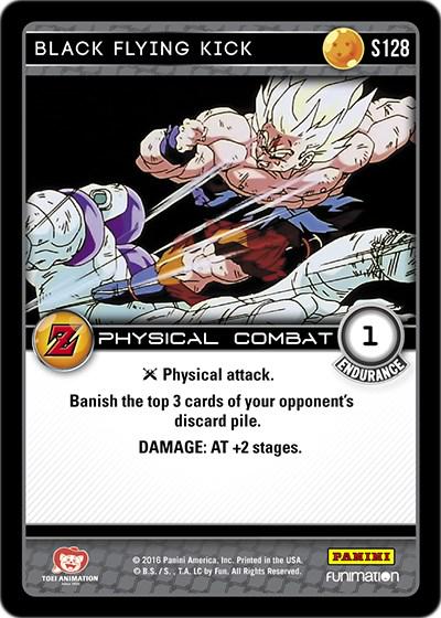 Black Flying Kick S128 Dragon Ball Z Awakening