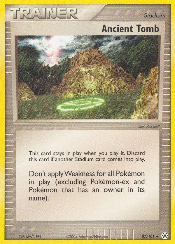 Ancient Tomb #87 Pokemon Hidden Legends