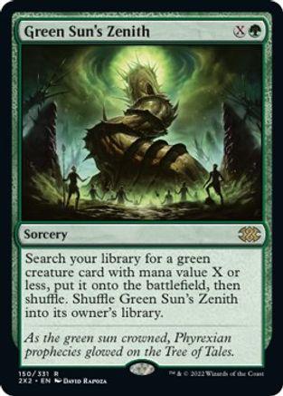 Green Sun's Zenith #150 Magic Double Masters 2022
