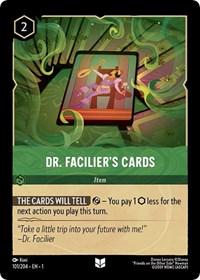 Dr. Facilier's Cards #101 Lorcana First Chapter