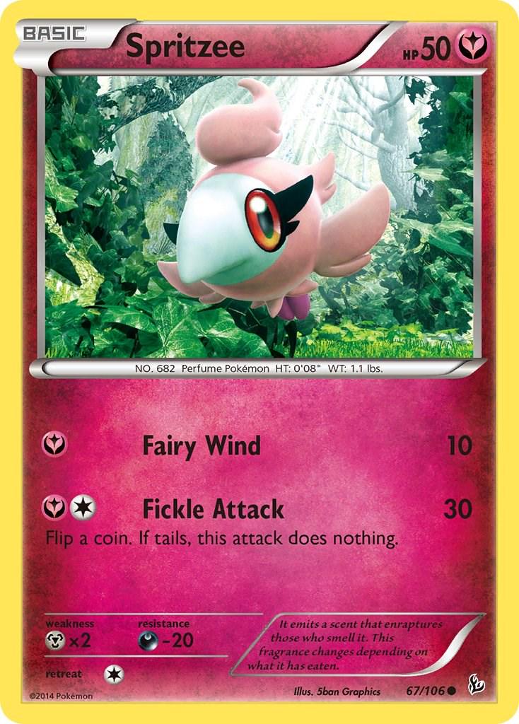 Spritzee #67 Pokemon Flashfire