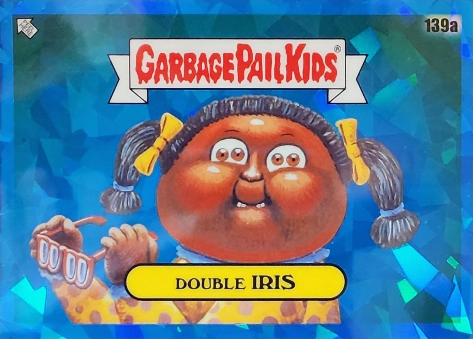 DOUBLE IRIS #139a Garbage Pail Kids 2021 Sapphire