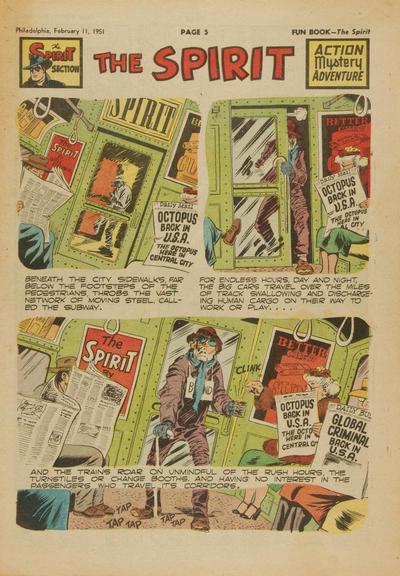 Spirit #2/11/1951 (1951) Comic Books Spirit