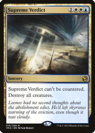 Supreme Verdict Magic Iconic Masters