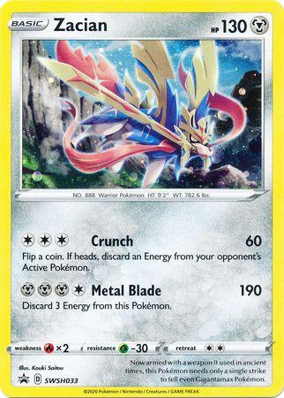 Zacian #SWSH033 Pokemon Promo