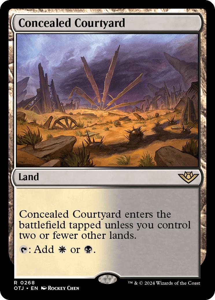 Concealed Courtyard #268 Magic Outlaws of Thunder Junction