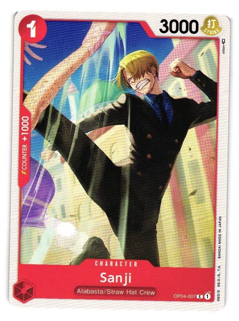 Sanji OP04-007 One Piece Kingdoms of Intrigue