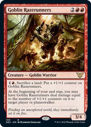 Goblin Razerunners Magic Kamigawa: Neon Dynasty Commander