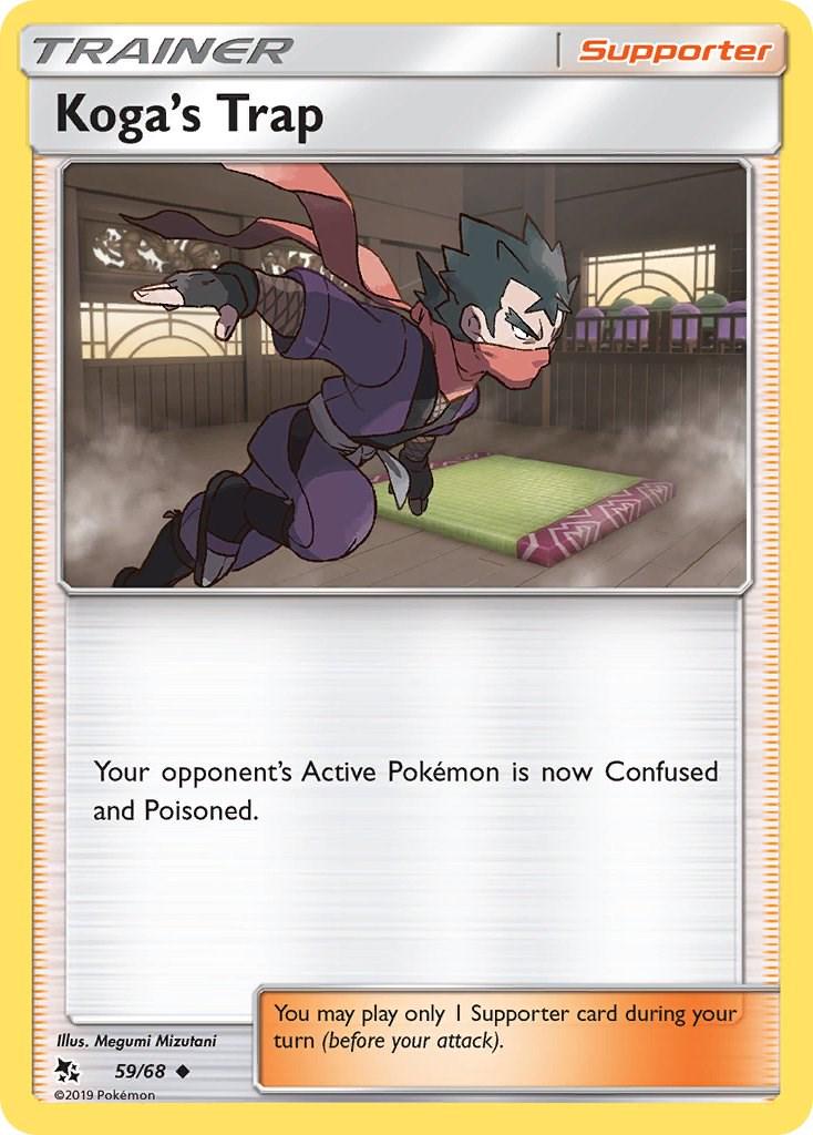 Koga's Trap #59 Pokemon Hidden Fates