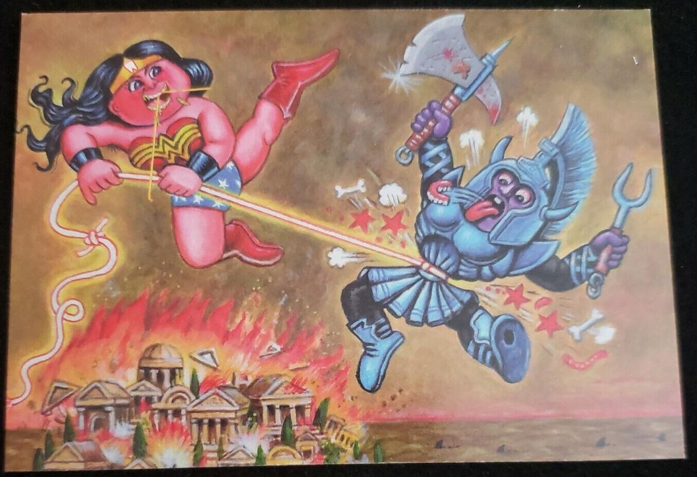 Flo Song vs God of Warren #2 2014 Garbage Pail Kids