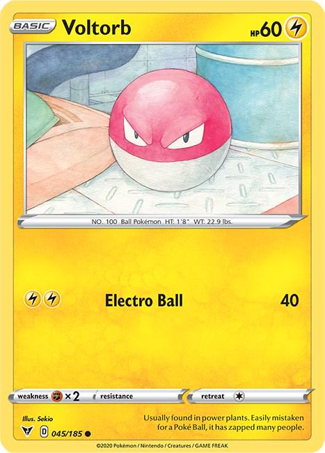 Voltorb #45 Pokemon Vivid Voltage