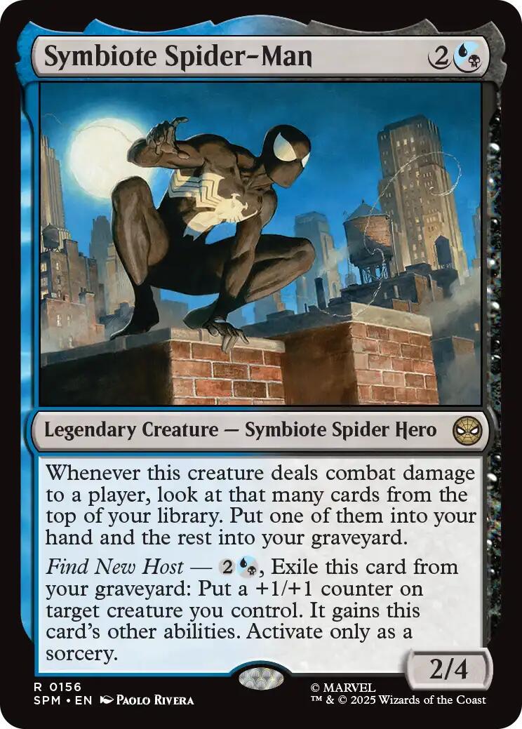 Symbiote Spider-Man [Foil] #156 Prices | Magic Marvel Spider-Man