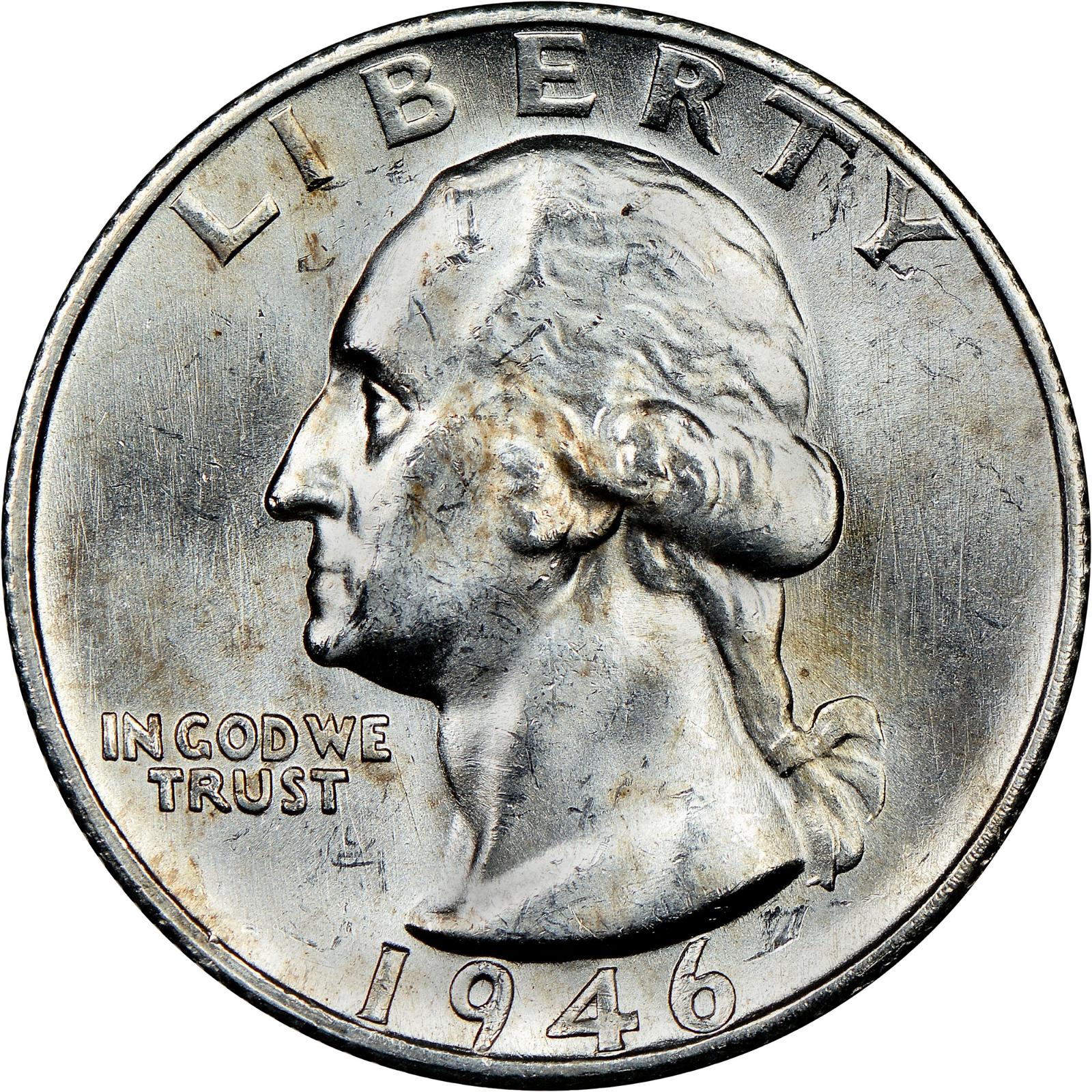 1946 S Coins Washington Quarter