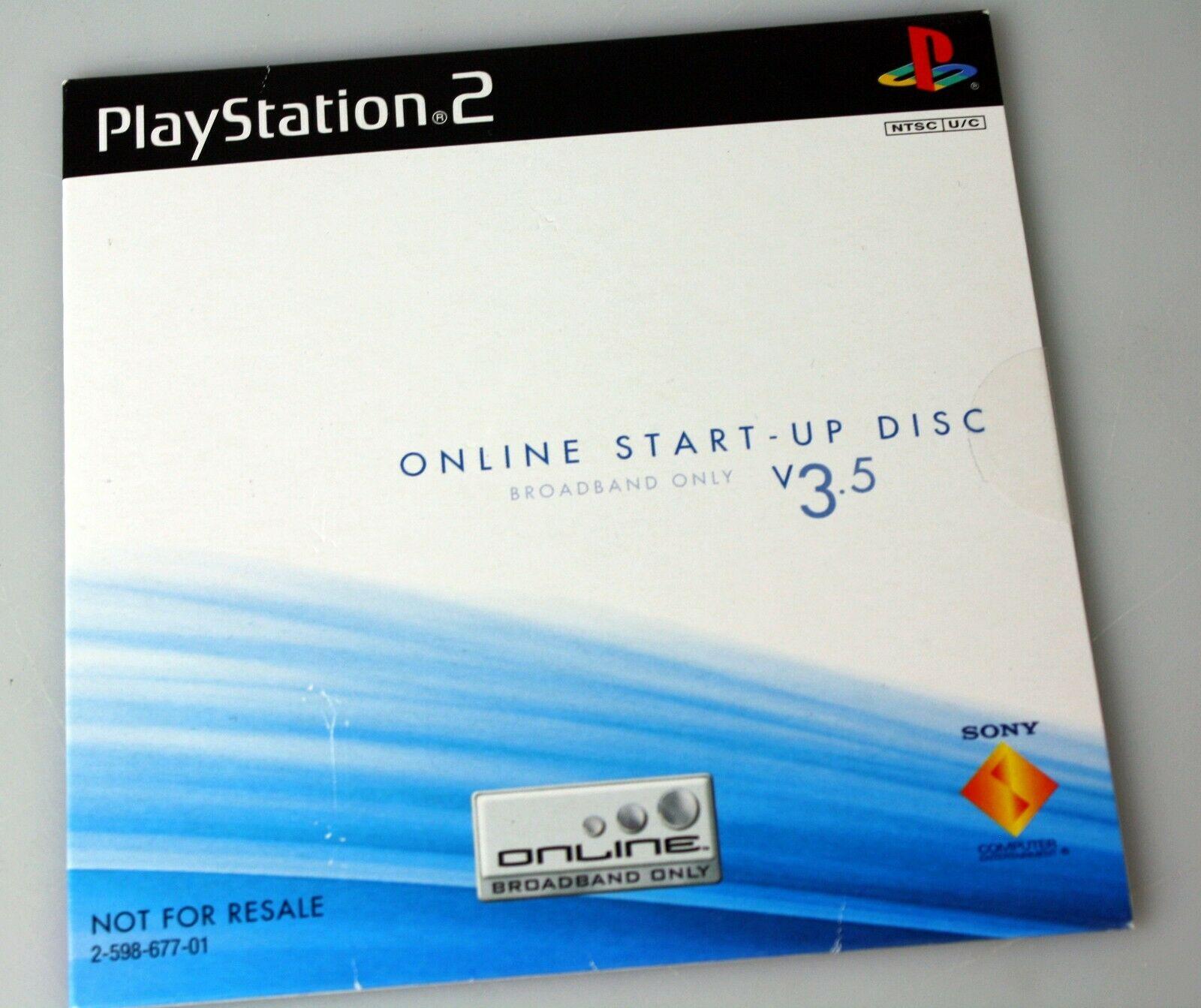 Online Start-up Disc 3.5 Playstation 2