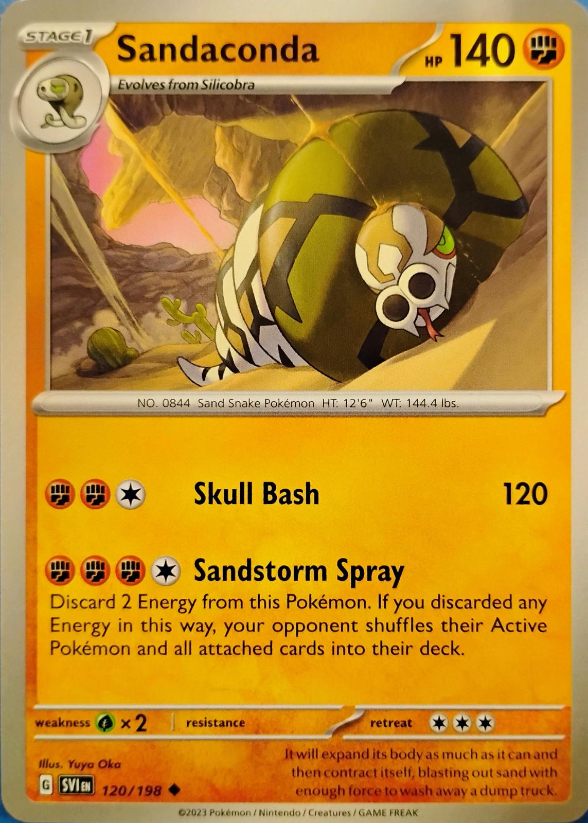 Sandaconda #120 Pokemon Scarlet & Violet