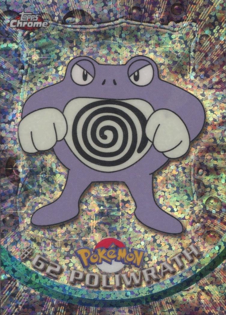 アメリカ購入品 綺麗 Poliwrath Poliwrath [Sparkle] #62 Prices | Pokemon 2000 Topps Chrome