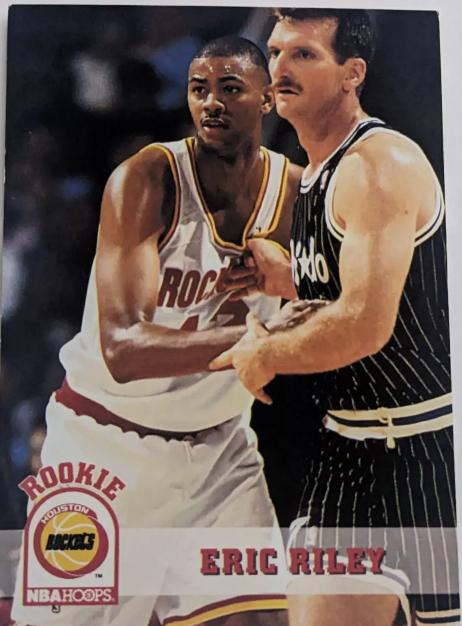 Eric Riley #344 Basketball Cards 1993 Hoops