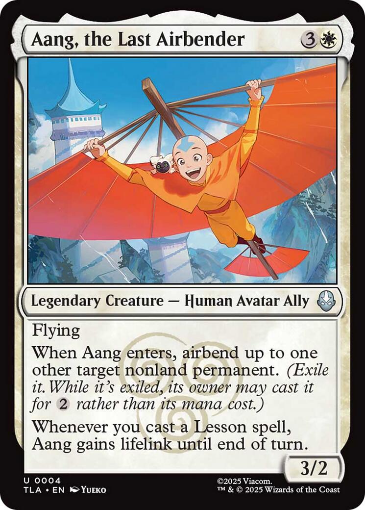 mtg avatar card list price Magic: The Gathering | Avatar: The Last Airbender Beginner Box | 2-Player Game put four +1/+1 counters on him Aang, the Last Airbender #4