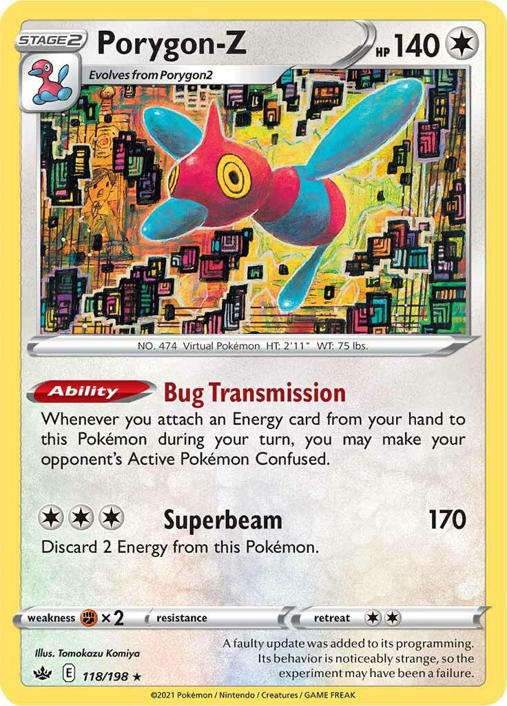 Porygon-Z #118 Pokemon Chilling Reign
