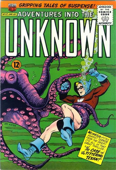 Adventures into the Unknown #157 (1965) Comic Books Adventures into the Unknown
