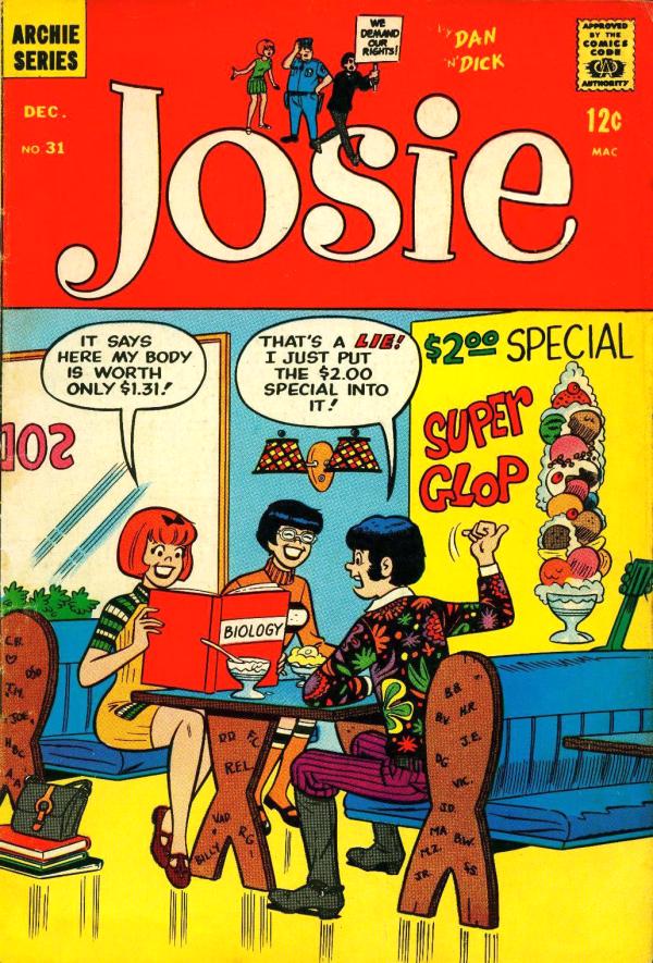 Josie #31 (1967) Comic Books Josie