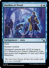 Burden of Proof #42 Magic Murders at Karlov Manor Prices