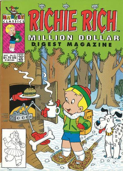Richie Rich Million Dollar Digest #21 (1991) Comic Books Richie Rich Million Dollar Digest