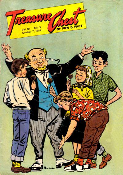 Treasure Chest of Fun and Fact #3 169 (1954) Comic Books Treasure Chest of Fun and Fact
