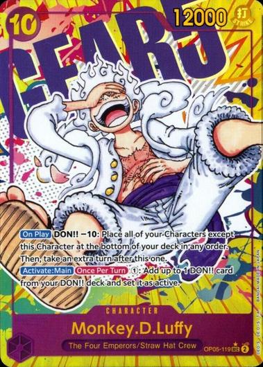 Monkey D. Luffy [Alternate Art] OP05-119 Cover Art