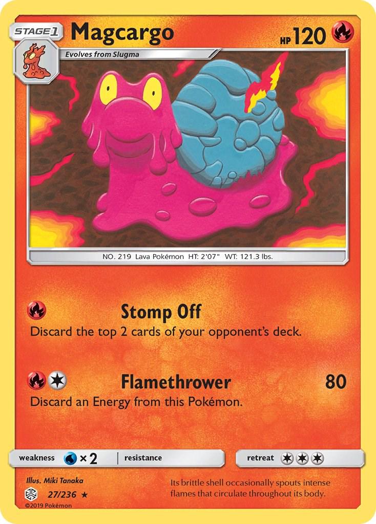 Magcargo #27 Pokemon Cosmic Eclipse