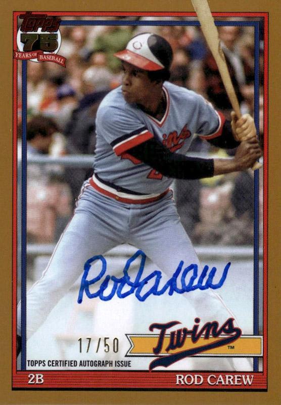 Rod Carew [Gold] #91A-RC