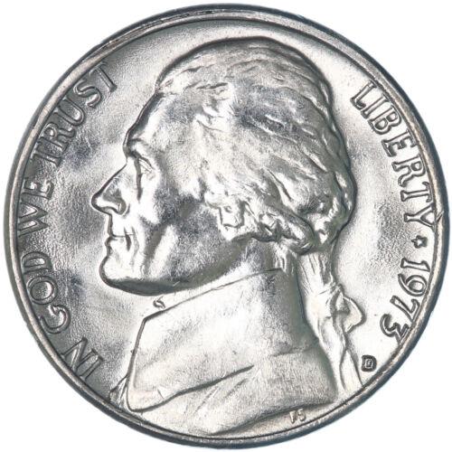 1973 D Coins Jefferson Nickel