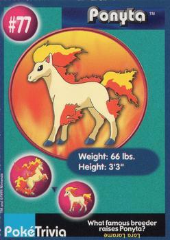 Ponyta #77 Pokemon Burger King