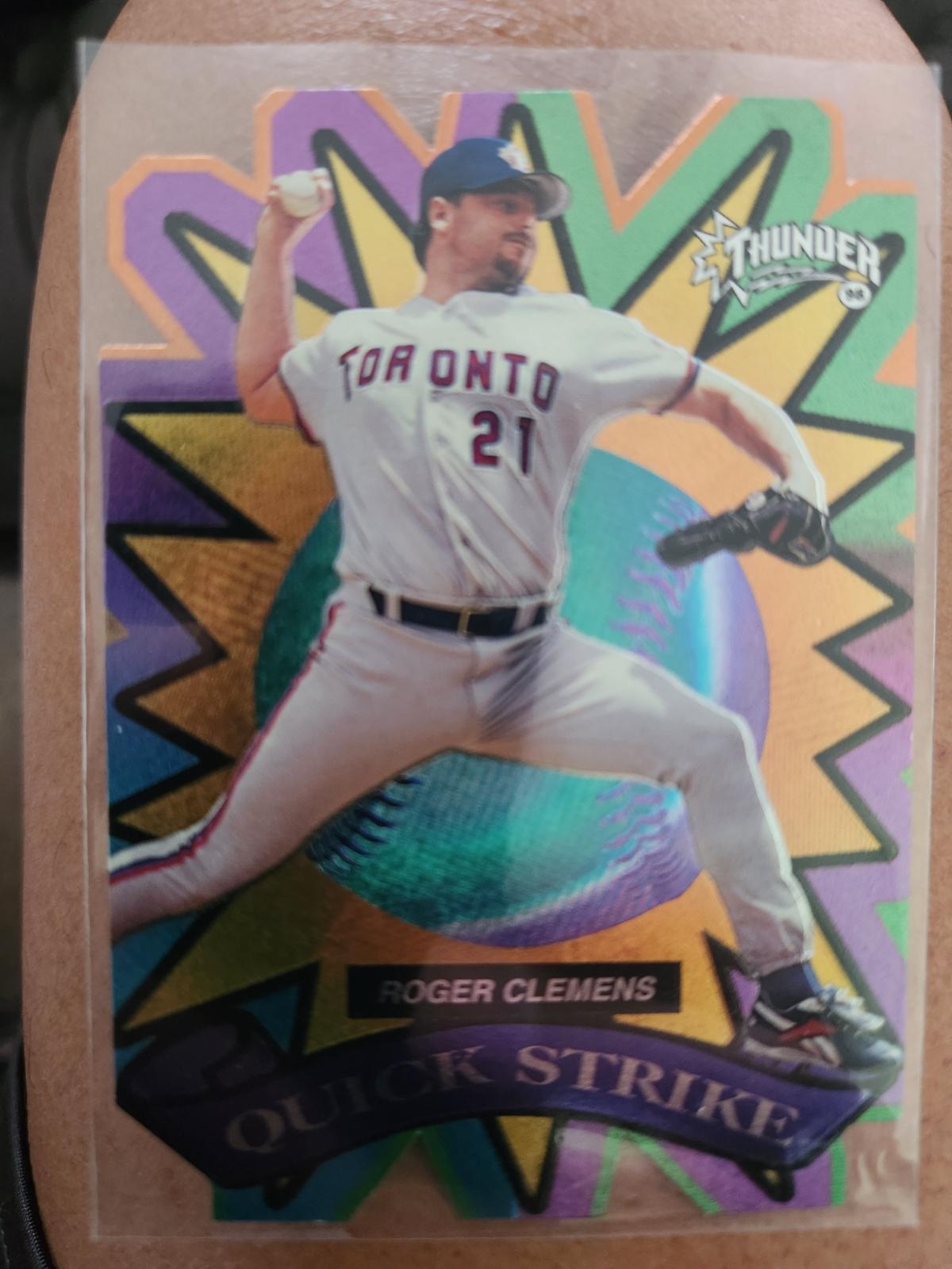 Roger Clemens #2 Baseball Cards 1998 Circa Thunder Quick Strike
