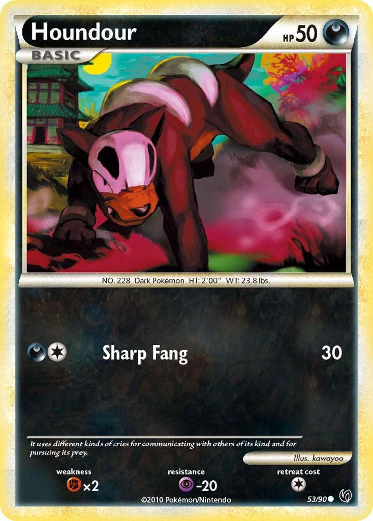 Houndour #53 Pokemon Undaunted