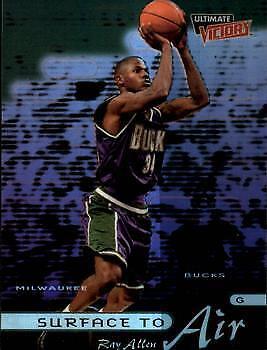 Ray Allen #SA11 Basketball Cards 1999 Upper Deck Ultimate Victory Surface to Air