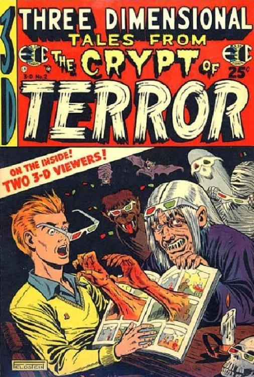 Three-Dimensional: Tales From The Crypt Of Terror #2 (1954) Comic Books Three-Dimensional: Tales from the Crypt of Terror