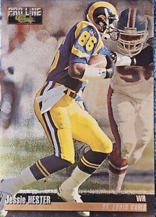 Jessie Hester #4 Football Cards 1995 Pro Line