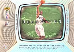 Back | Michael Jordan Basketball Cards 2002 Upper Deck Dunkvision