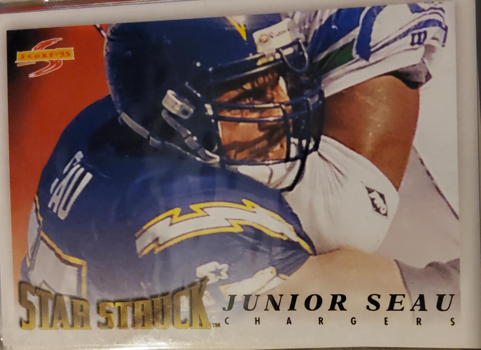 Junior Seau #218 1995 Panini Score Football