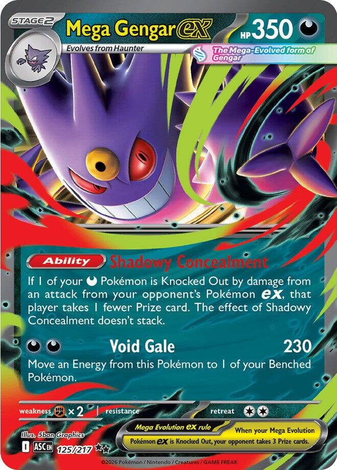 Mega Gengar ex #125 Prices | Pokemon Ascended Heroes | Pokemon Cards