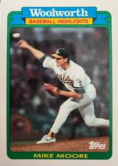 Mike Moore #27 Baseball Cards 1990 Woolworth Prices
