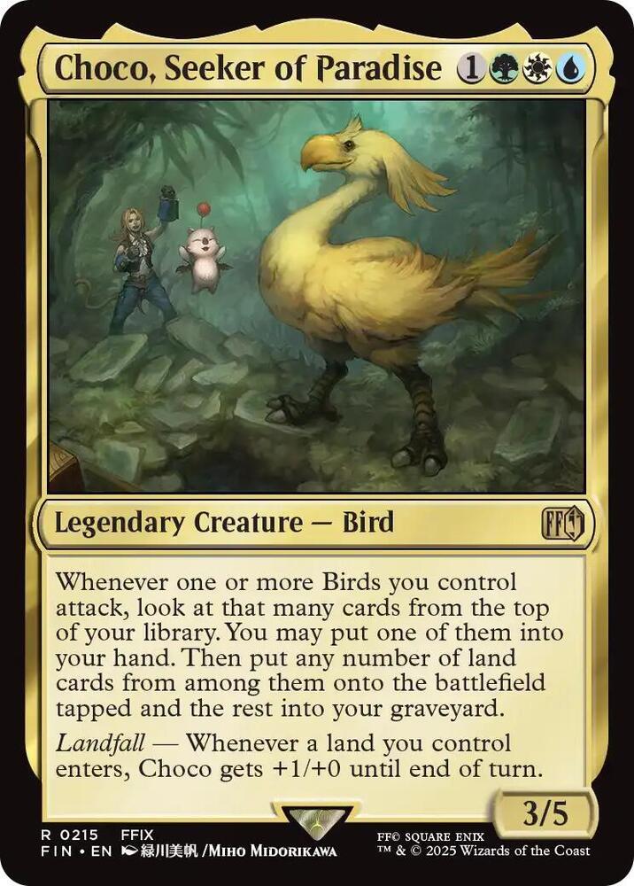 Choco, Seeker of Paradise [Foil] #215 Prices | Magic Final Fantasy